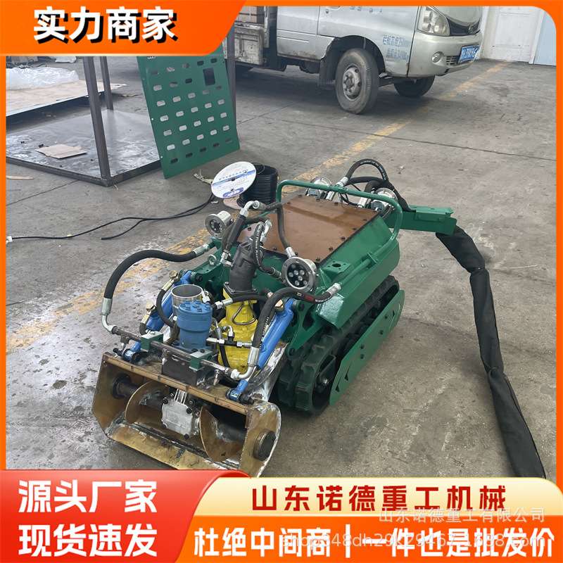市政污水处理系统清淤机器人 可视监测 履带式液压潜水下排污车