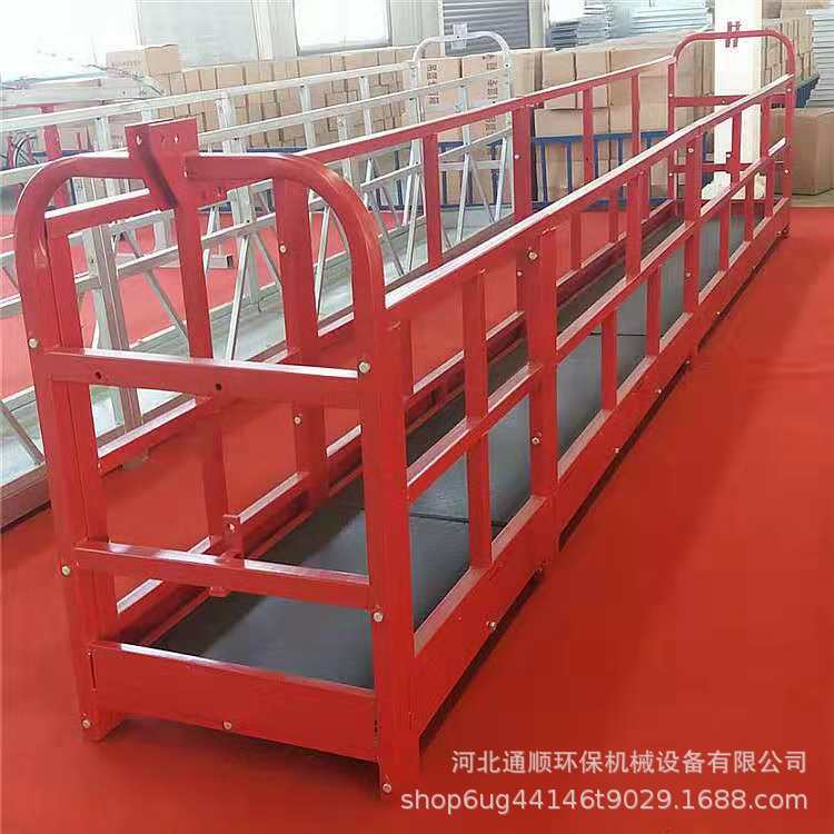ZLP800电动吊篮建筑工地外墙施工 喷漆镀锌吊篮 高空电动脚蹬吊篮