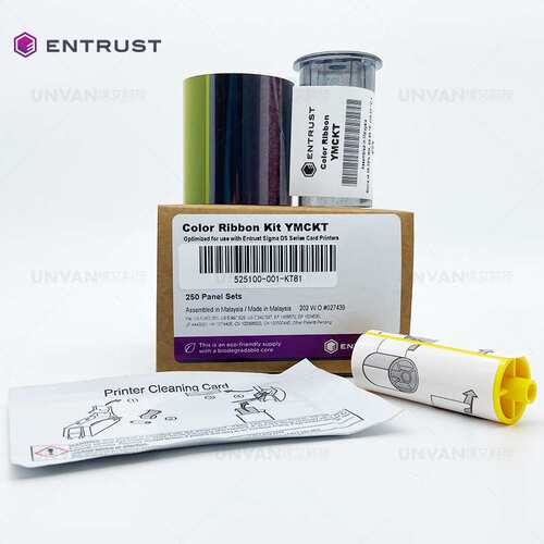 ENTRUST Datacard KT81-EM/DS系列证卡打印机专用250面原装彩色带