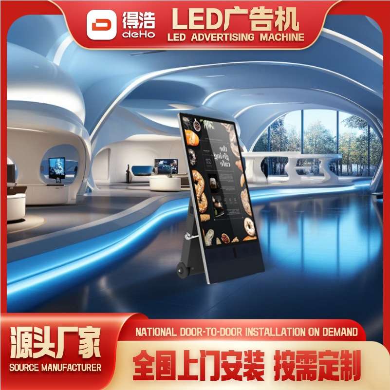 户外LED广告机 43寸 广告机 P2.5磁吸前维护全防水户外LED显示屏