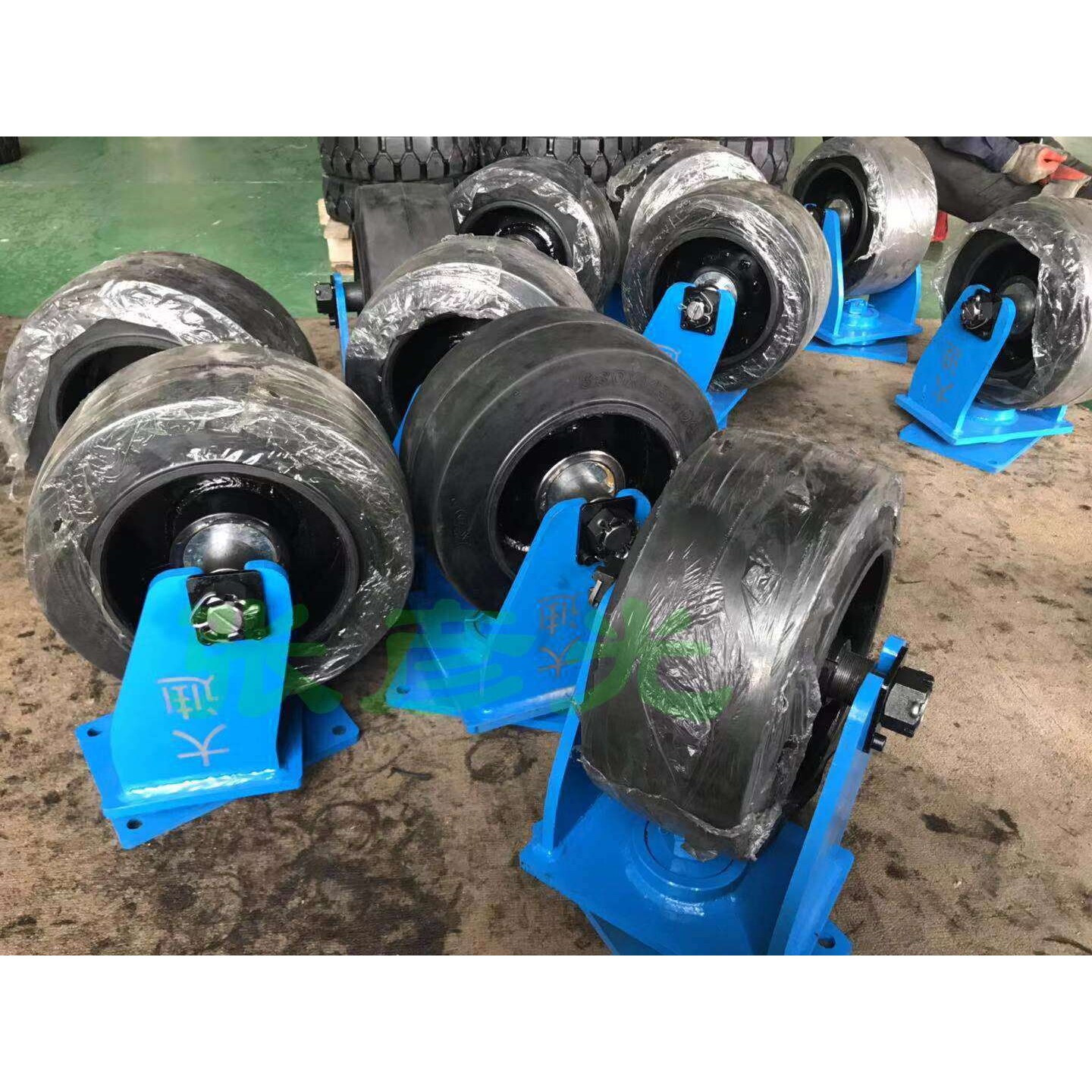 加工拖车车轴拖车实心轮胎机场轮胎隧道拖车轮胎衬切台实心轮胎