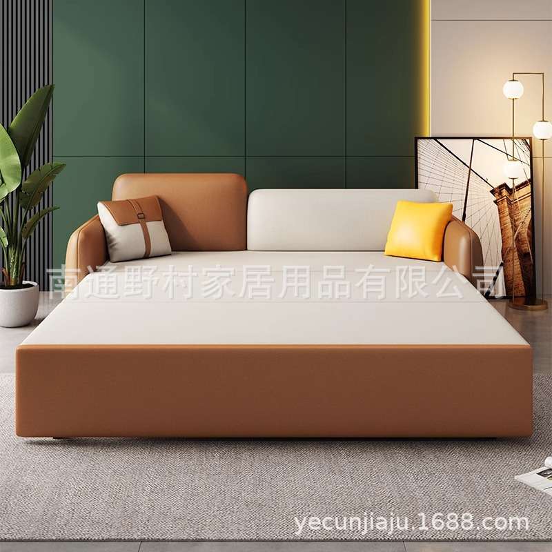 科技布沙发床两用小户型可折叠客厅多功能双人1.2米伸缩坐卧储物