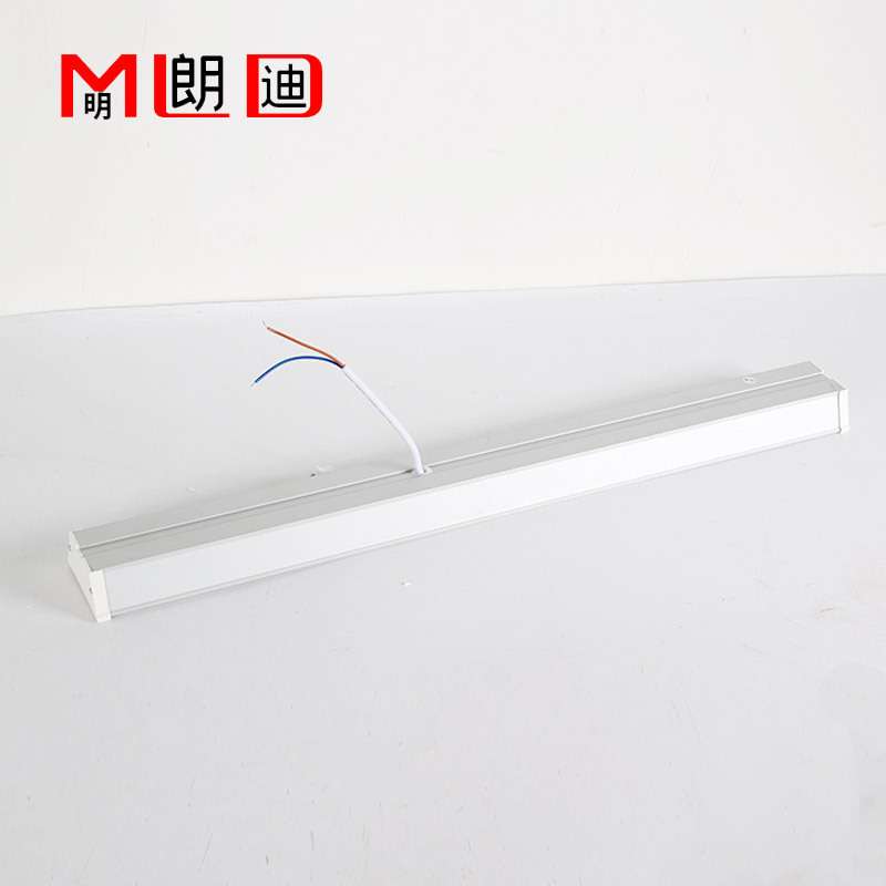 LED雷达感应车库灯地下停车场智能人体感应灯红外铝材白光节能