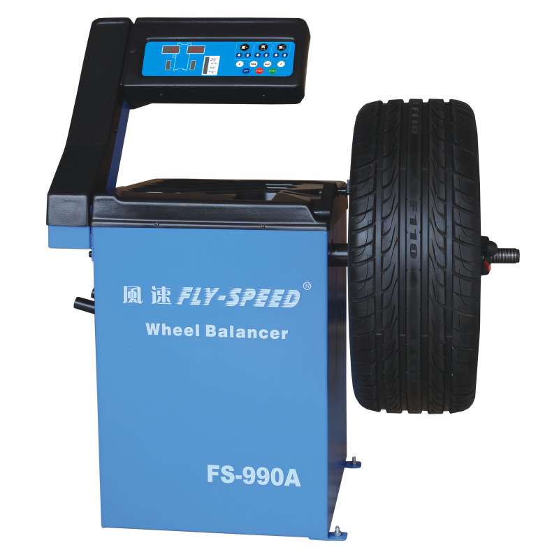 风速FS-990全自动平衡机 FS-990A半自动轮胎动平衡机