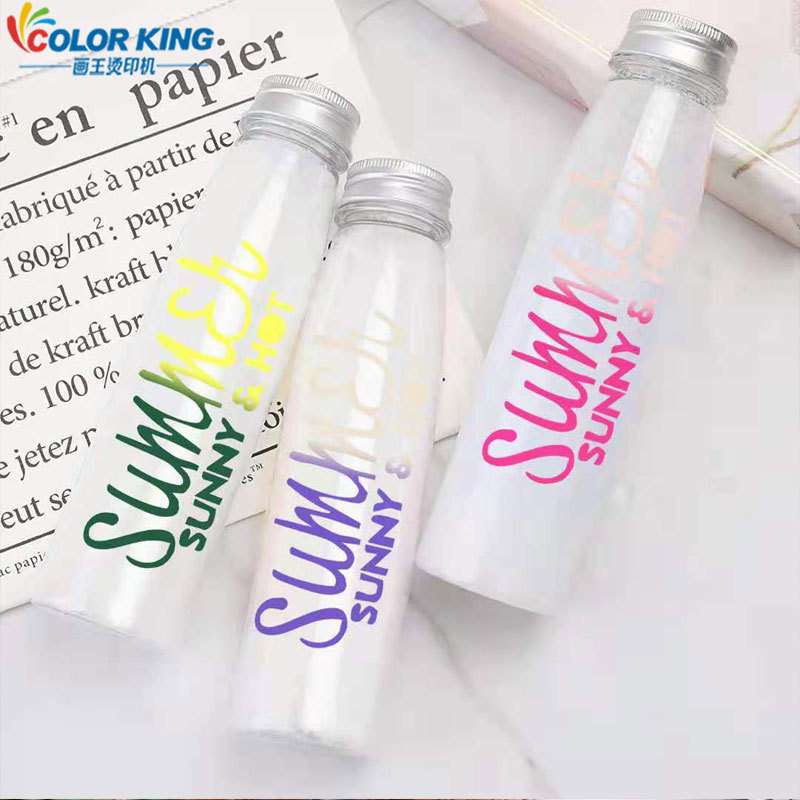 colorKing冷变色Color change自粘冷变刻字膜 夏日饮料杯个性贴膜