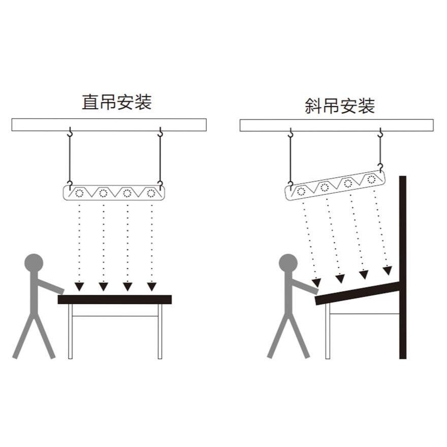 蕴测 吊装式标准光源对色灯箱 CC120-W2 双光源标准看样台 暗房