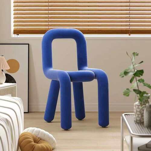 Bold Chair椅子网红创意化妆凳子个性休闲异形椅服装店设计师餐椅