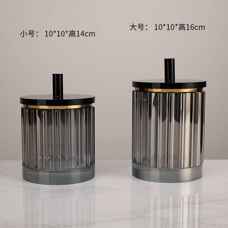 轻奢创意几何设计感现代人造水晶时钟工艺品家居样板房装饰品摆件