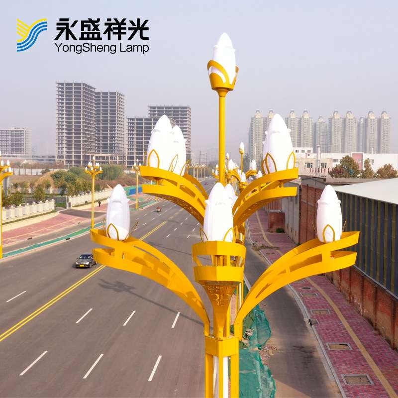 市政道路8米led中华灯路灯厂家景区广场户外10米大型景观玉兰灯