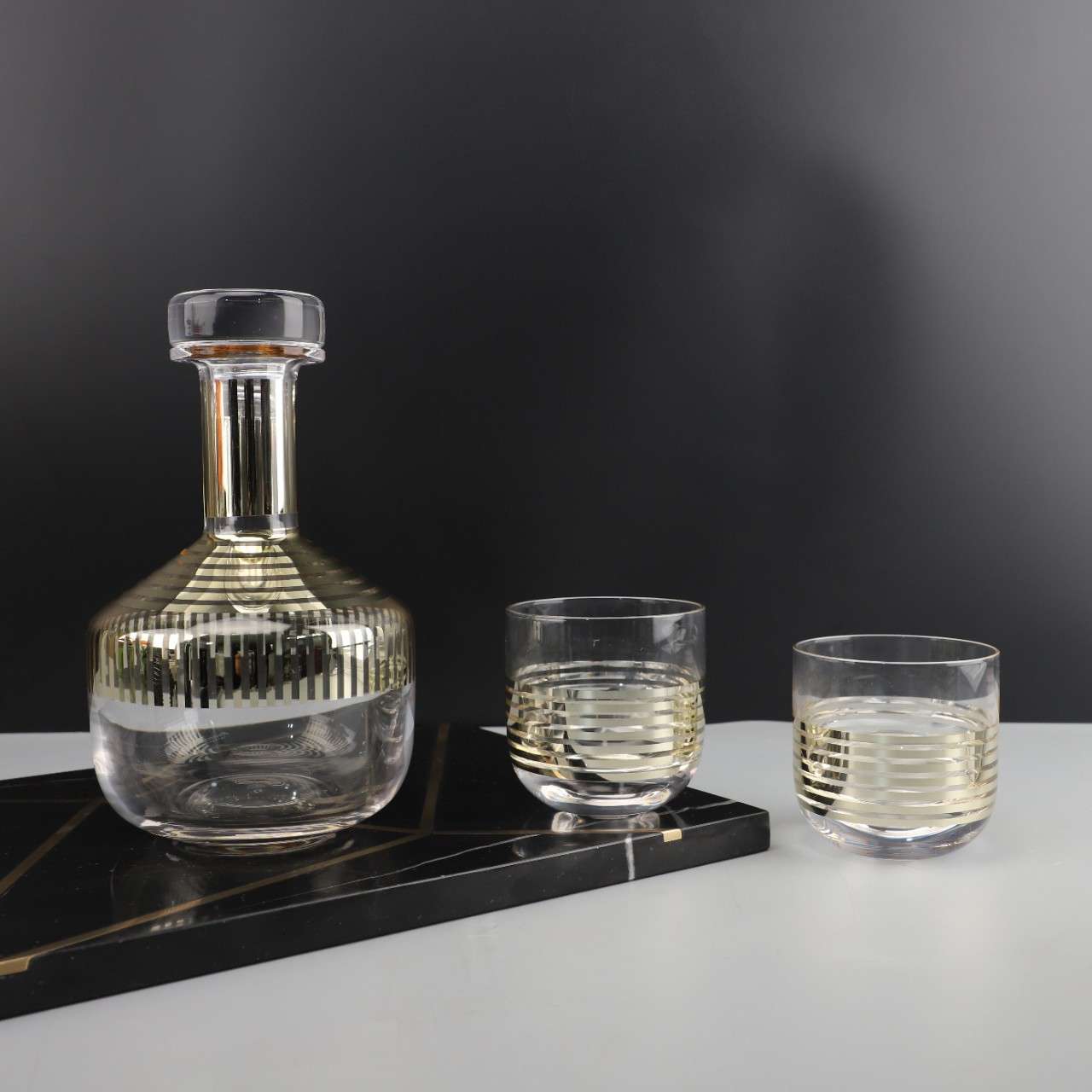 北欧创意玻璃醒酒器酒具套装吧台餐厅酒柜红酒威士忌分酒器装饰品
