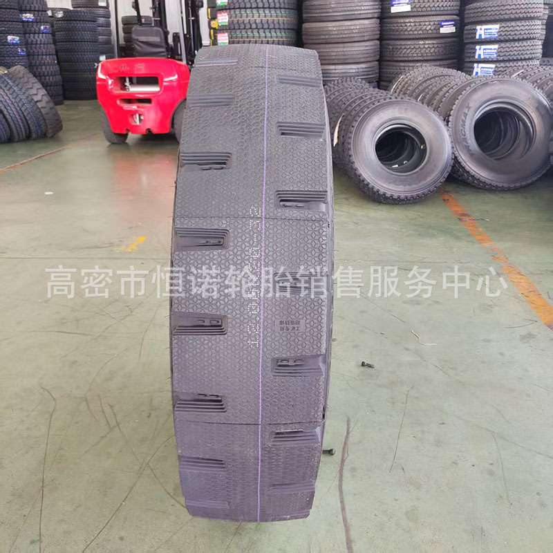 虎运1200R20全钢丝载重卡车轮胎H89矿山防爆王花纹