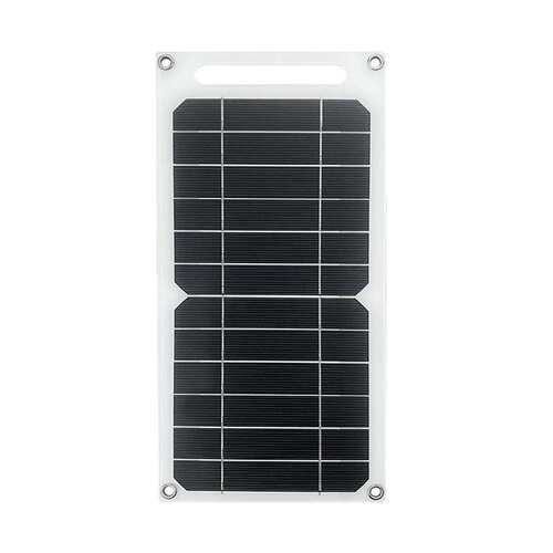 太阳能充电器5V6W单晶柔性光伏发电板子户外太阳能板手机充电1020