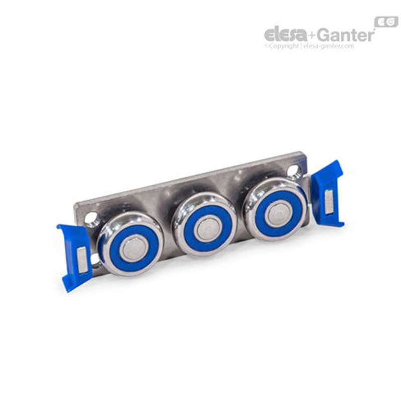 Elesa Ganter伊莉莎冈特 GN 2494 不锈钢凸缘滚轮轮座
