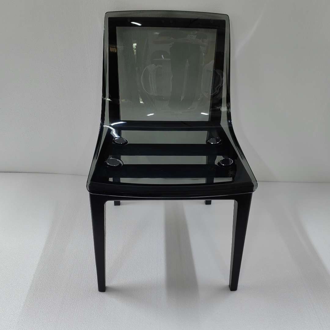 北欧透明家用餐椅意式轻奢简约时尚休闲靠背餐椅