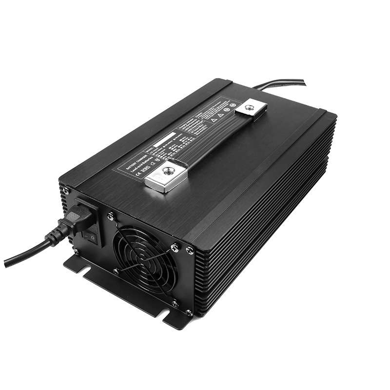 12V铅酸电池充电器12V60A电动叉车搬运车大功率铝壳便捷充电器