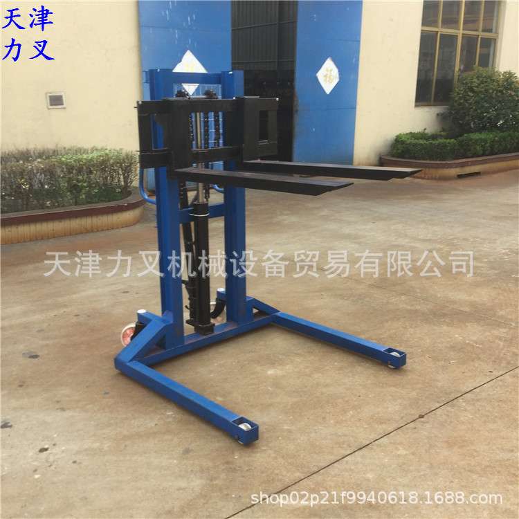 2.5吨手动油压升高机 集装箱装卸车 货物移运车 加宽型人力堆高车