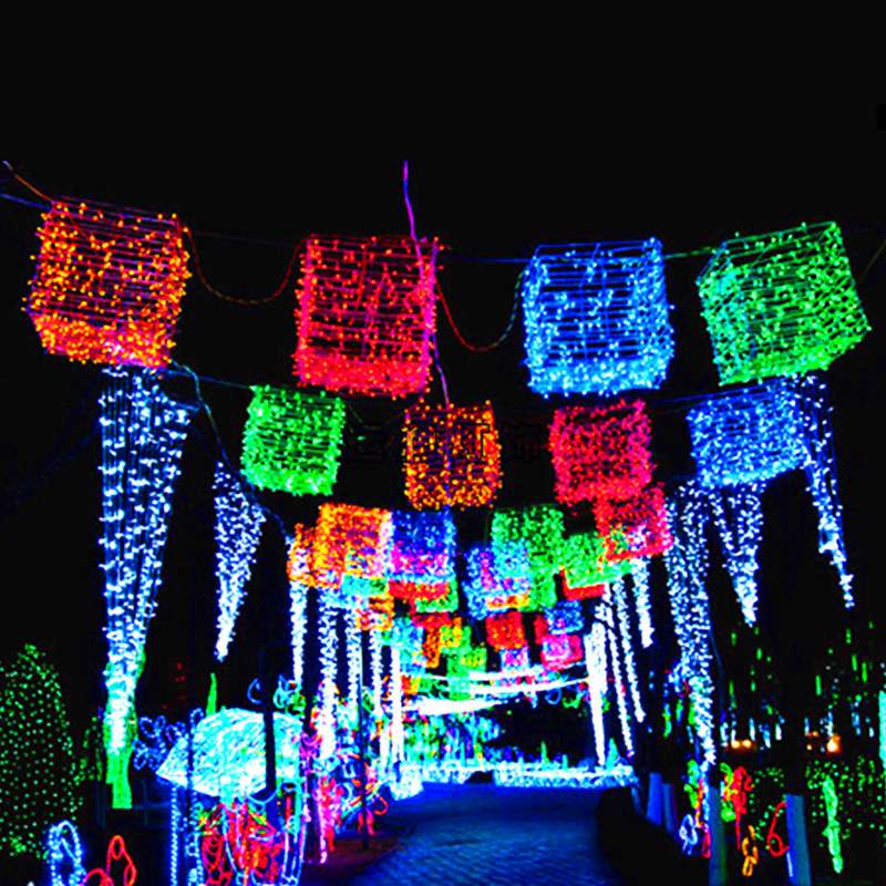 LED跨街灯过街灯造型灯发光条幅广告巨幅装饰灯节日霓虹亮化设计