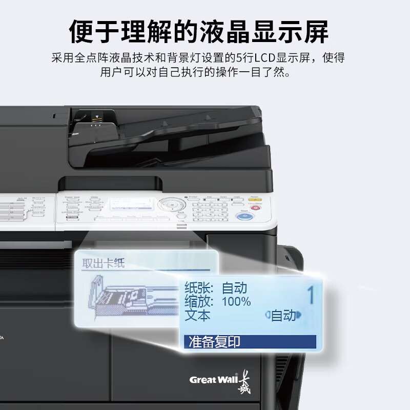 长城M6022ADN/M6024ADN 国产黑白复印机 A3a4打印复印扫描一体机