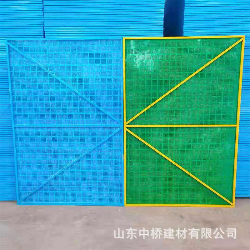 爬架网建筑安全防护网米字外围金属网防护网施工高空防坠网爬架网