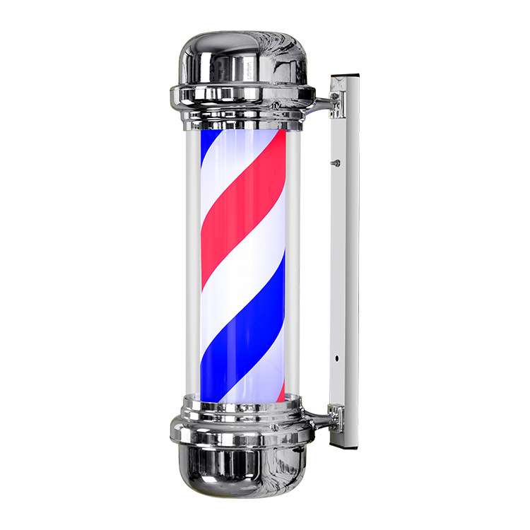 厂家供应美发标志灯barber pole发廊转灯 LED灯饰 广告灯饰HD-71