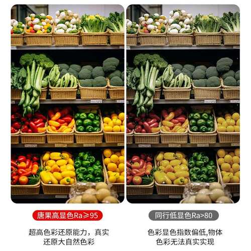 货架灯超市照明专用货架灯超市灯偏光射灯生鲜LED防眩轨道射灯