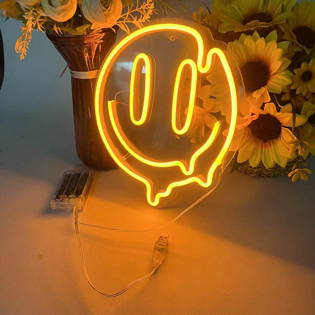LED霓虹灯电竞房卧室房间布置氛围灯挂墙创意酒吧静吧小灯牌