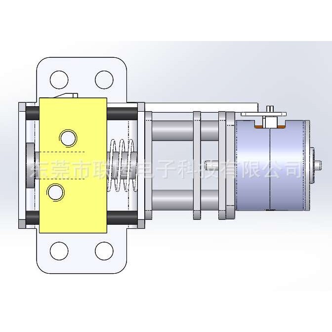 12GA-10BY无刷步进减速电机2相4线全金属齿轮带防尘5V12V微型马达