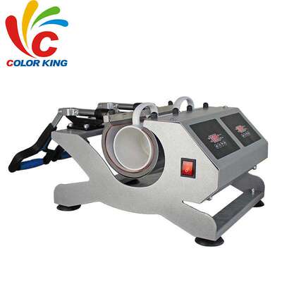 手动双工位式烤杯机Mug heat pressmachine120*235mm热转印印杯机