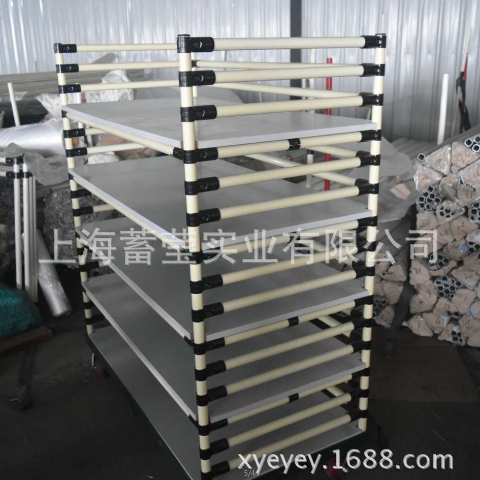 全系列精益管厂家供应工作台推车款式简约使用便捷角铁电焊货架