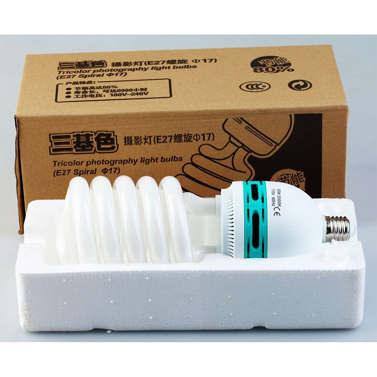 因诺 摄影棚 电源柔光箱四灯头灯架45w灯泡套装 PSK6B