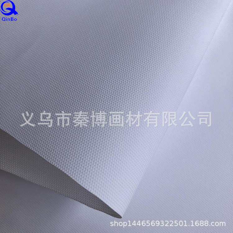 化纤油画布 水性油画布哑光化纤喷绘布打印布颜料墨细纹加密