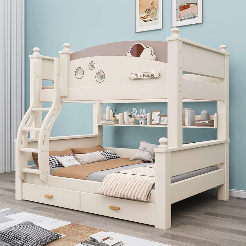 喜挚实木上下床成人两层床高低床子母床上下铺床儿童母子床双层床