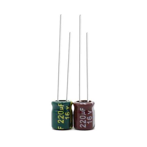 16v220uf 16v JCCON绿金 高频低阻电源车载充电器铝电解电容厂家