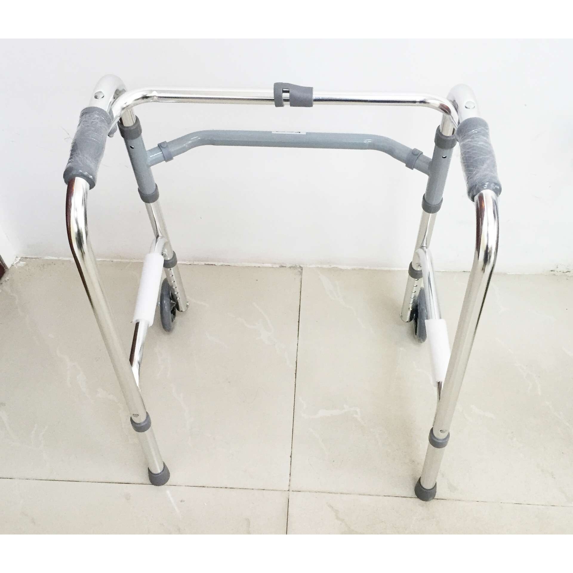 佛山912L带轮助行器 铝合金助行器 可折叠带轮老人助行器