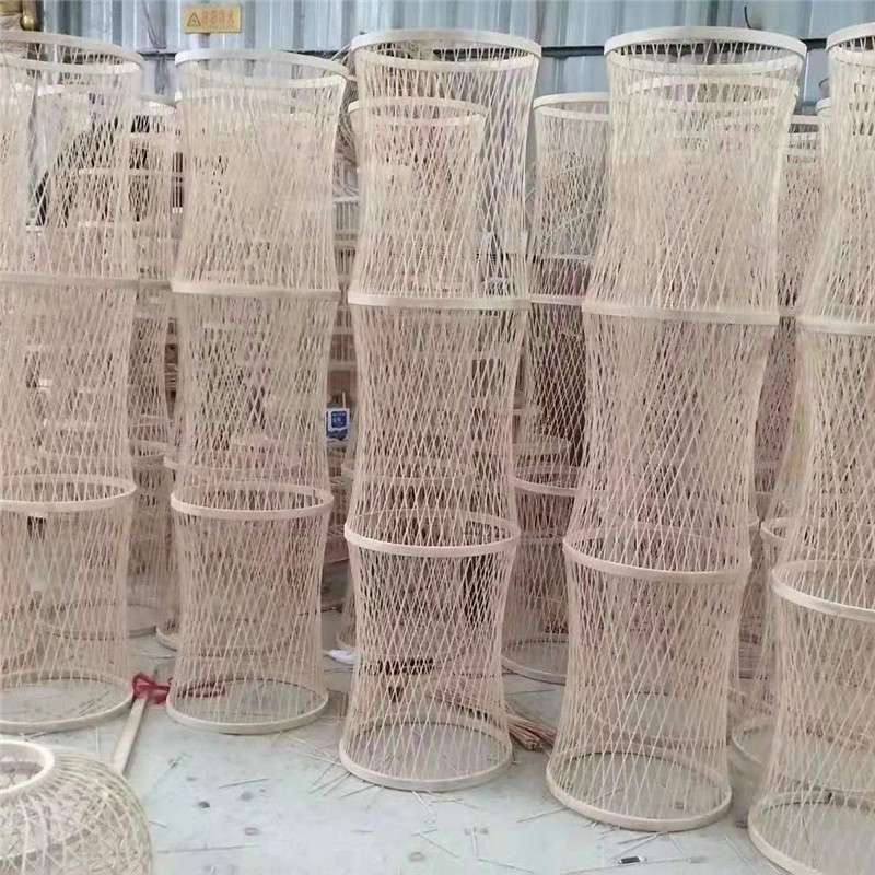 东南亚卧室阳台茶楼灯笼榻榻米吊灯具手工编织竹艺吊灯厂家直销