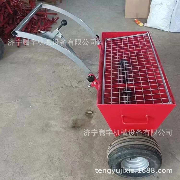 现货现发手推式金刚砂撒布机报价电动金刚砂撒料机多少钱台 腾宇