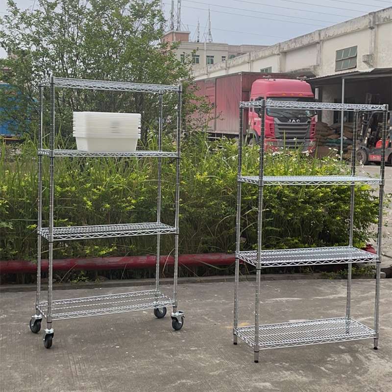 库存秒杀线网物料周转车不锈钢静音推车物流分拣车仓库配货车