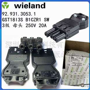 GST18i3V分配器 一公三母92.030.6953.1 威琅3P1 B V SW 250V 20A