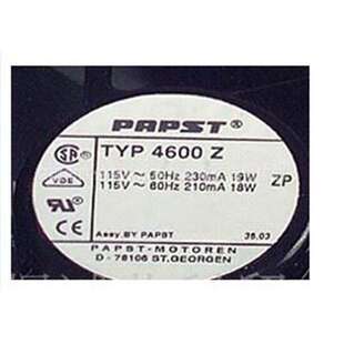 TYP 4600Z 德国 115VAC 120*120*38 金属耐高温风扇