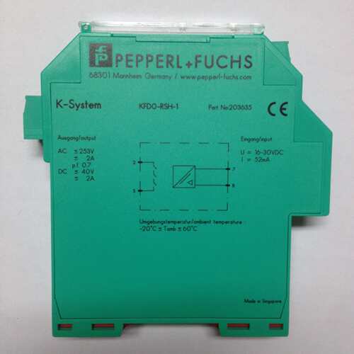 KFD2-CD2-EX2德国P+F倍加福模拟量安全栅