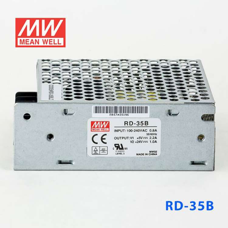 明纬开关电源RD-35A5V12V 35B5V24V 35-13正负13.5V多路稳压驱动