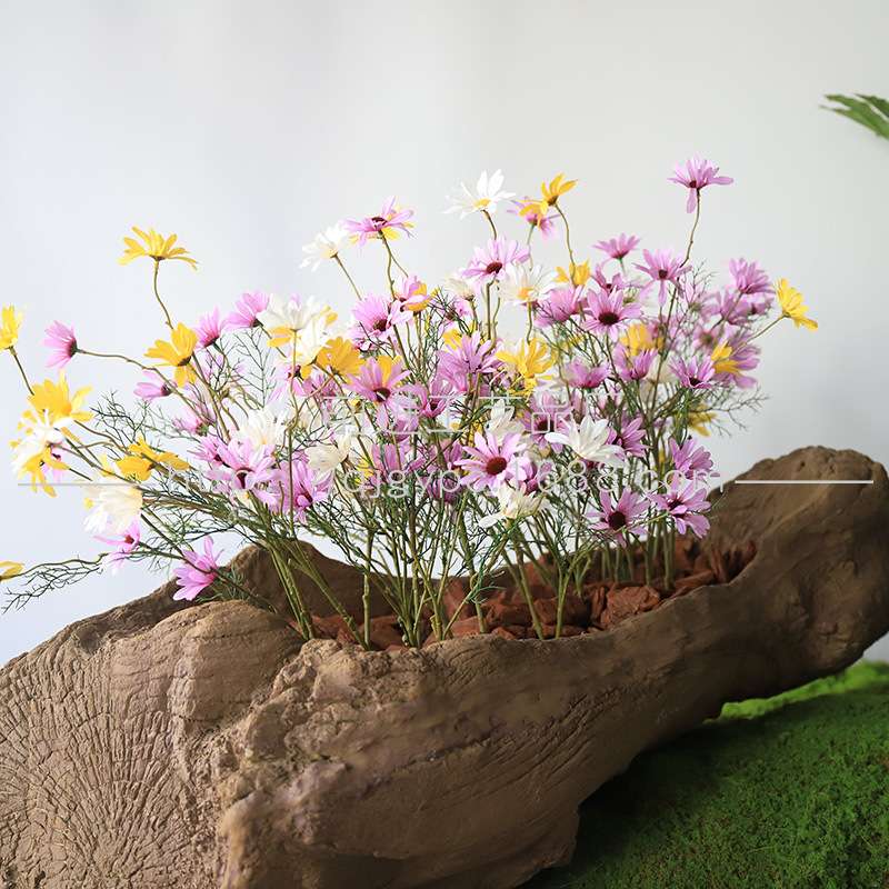 成套造景室内大型绿植景观马醉木酒店新中式禅意茶室装饰仿真植物