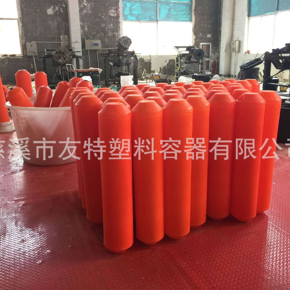 滚塑浮体直径20cm长1m河道围栏垃圾浮体拦污浮排慈溪工厂