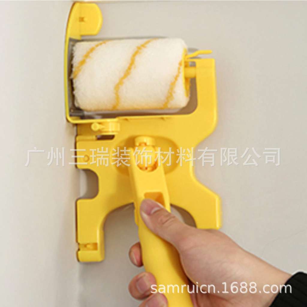 新品乳胶漆刷墙涂料刷角分色神器分色滚筒器内墙刷油漆小型修边器