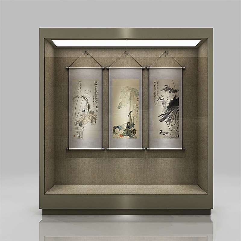 博物馆展示柜古董玻璃展柜文画文物展柜美术博文柜博物用品展示柜