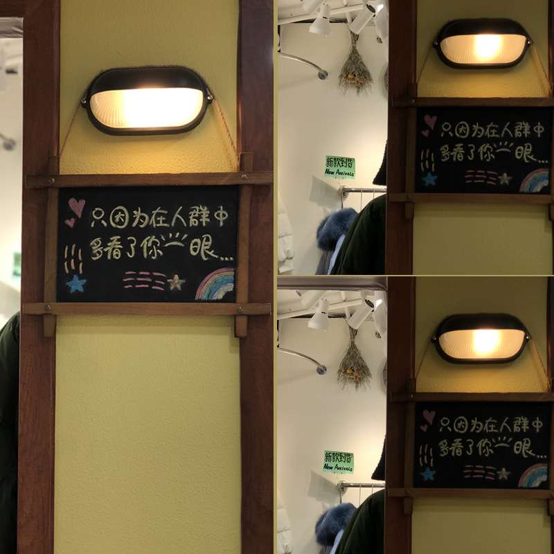 美式复古工业风壁灯户外防水门头灯室外招牌灯店铺咖啡店门牌灯具