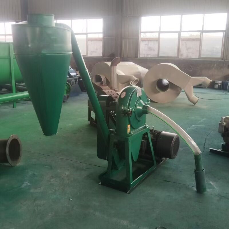 辣木叶甜叶菊细粉机化工原料带除尘齿盘式粉碎机虾壳稻壳粉碎机