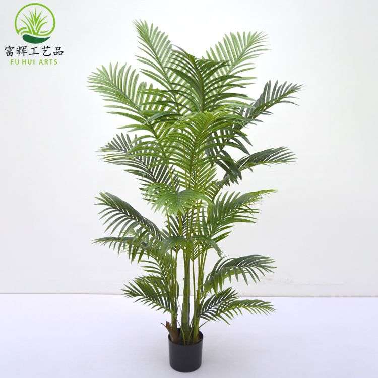 仿真绿植散尾葵龟背竹绿植造景葵盆栽落地景观装饰摆件