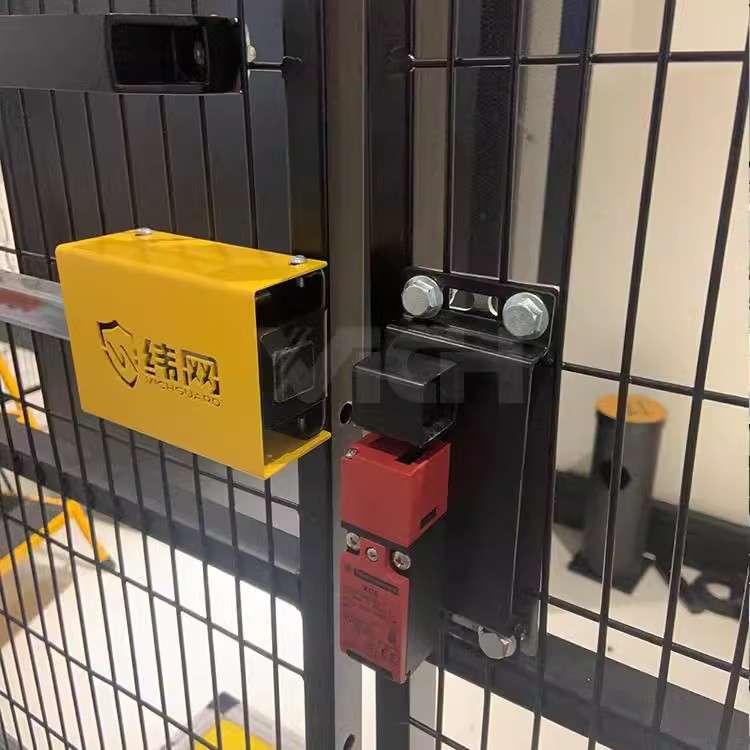 纬诚纬网 工业车间安全门锁 工厂机器人围栏推拉门智能插销锁