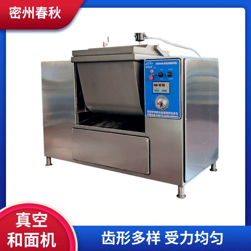 全自动不锈钢真空和面机 商用大型面制品搅面机 速冻食品和面机